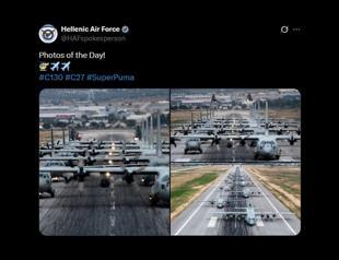 Greek Air Force deletes controversial C-130 post after backlash