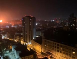 Ukrainian capital comes under massive attack
