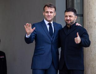 Zelensky meets Macron to shore up support for Ukraine as Trump optimistic