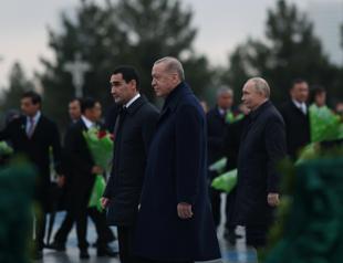 Erdoğan urges global dialogue for peace at Turkmenistan forum