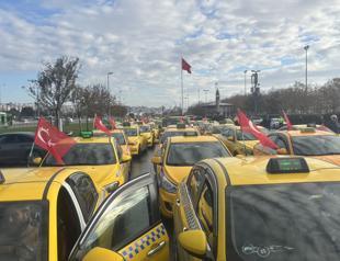 Istanbul taxi drivers rally against illegal ride services