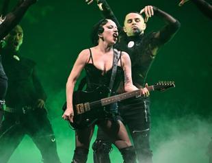 Lady Gaga halts concert after dancer falls off stage