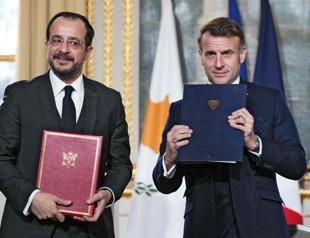 Greek Cyprus, France sign strategic partnership deal