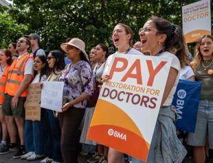 Doctors in England to strike as super flu surges