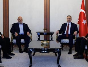 Turkish top diplomat discusses Gaza peace plan with Hamas officials