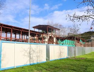 Restoration work continues at Sadabad Palace