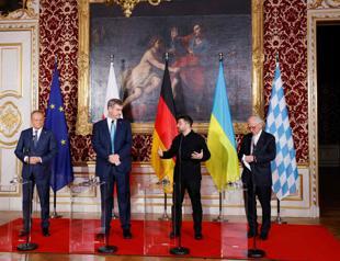 Zelensky labels Putin a slave to war