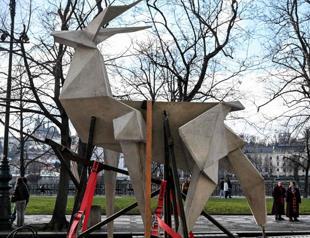 Ukraines sculpture rescued from frontline tours Europe