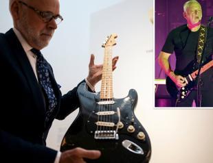 Pink Floyd guitar Black Strat sells at auction for record $14.6 mln