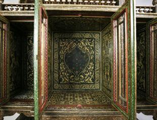 Ottoman-era wooden cabinet restored