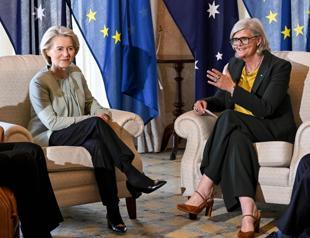 EU chief in Australia with eyes on trade deal