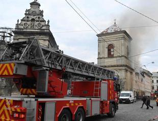 Massive Russian drone attacks kill eight, hit Ukraine UNESCO site