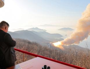 North Koreas Kim oversees test of high-thrust engine