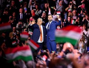 Vance hails Orban as model for Europe in pre-election Hungary visit