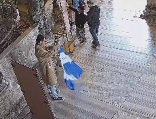 Two Greeks held for waving Orthodox Christian flag at Hagia Sophia