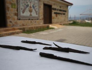 1,500-year-old knife set unearthed at ancient city of Hadrianopolis