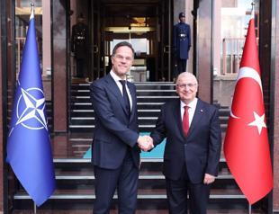 Turkish defense minister holds talks with NATO’s Rutte in Ankara