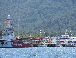 Gaza-bound flotilla arrives in Marmaris after interception