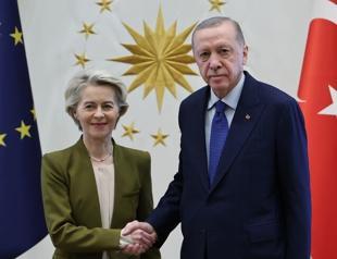 Erdoğan, von der Leyen discuss Türkiye-EU ties