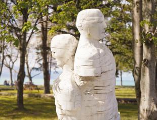 Symposium sculptures displayed on island for 22 years