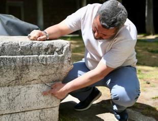 Roman-period altar stone found at Ottoman site in Kocaeli