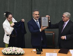 Fidan awarded honorary doctorate by Moscow diplomacy institute
