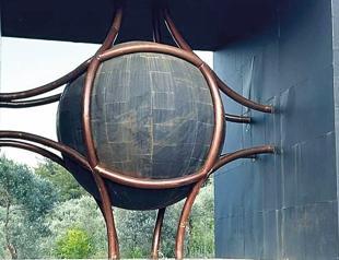 Mystery structure revealed as an art installation