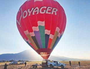 New balloon tourism route tested over Mount Ağrı