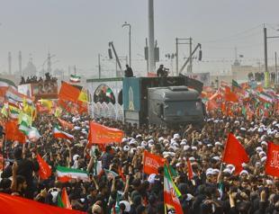 Crowds bid farewell to Khamenei in Iranian holy city of Qom
