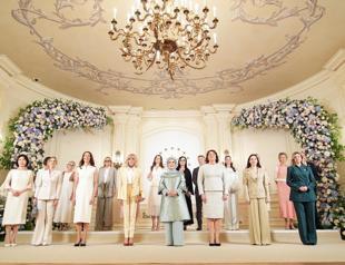 Turkish first lady hosts NATO leaders’ spouses in Ankara