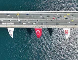 Flags adorn bridges as Türkiye prepares to mark failed coup attempt