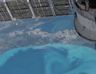 NASA captures turquoise plankton blooms in Black Sea