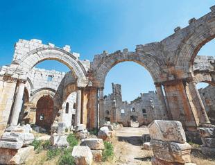Scars of war linger on Syria’s Saint Simeon monaster