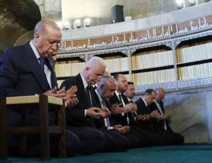 Erdoğan hails Hagia Sophia’s 6th year as mosque