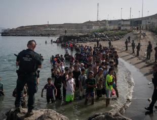 Spain installs floating barrier in Ceuta after deadly influx of migrants