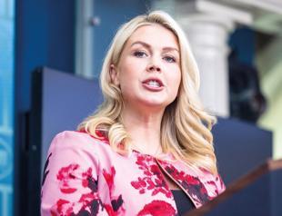 Trump’s spokesperson Leavitt to step down
