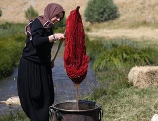 Artisan preserves root dyeing tradition with 500 natural colors