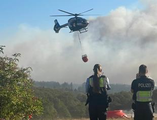 Hundreds evacuated as wildfire spreads in western Germany