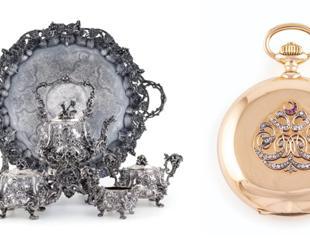 Ottoman silver set fetches 6.2 million liras at auction