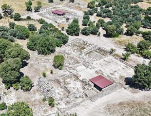 Ancient bathhouse’s pools uncovered at sanctuary