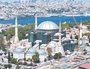 Landmark Hagia Sophia restoration clears key milestone