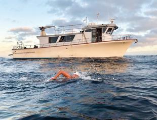 Autistic Turkish swimmer conquers Catalina Channel
