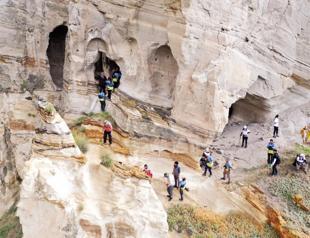 Rock-cut monastery bears traces of the Middle Ages