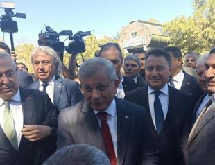 Former PM Davutoğlu testifies in probe into alleged insult