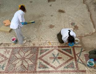 105 square meters of mosaics unearthed at Pompeiopolis