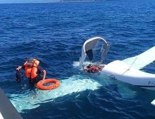 Two rescued after plane makes emergency landing off Black Sea
