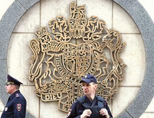 Moscow arrests British embassy security guard