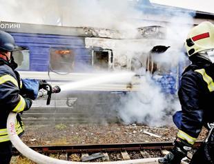 Russian strike on Ukraine train ‘meant to scare’ West