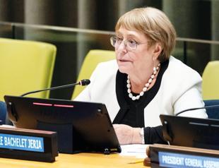 Chile’s Bachelet quits race to be next UN chief
