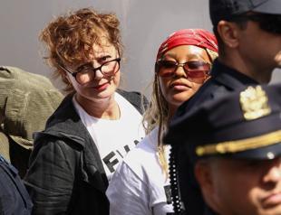 Hollywood stars among 100 arrested in NY protest